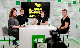 15min studijoje pokalbis apie Galapagų festivalį