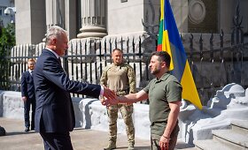 Gitanas Nausėda lankosi Kyjive