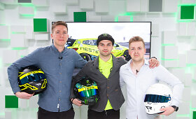 15min studijoje &ndash; virtualių lenktynių čempionato &bdquo;Dream 2 Drive&ldquo; organizatoriai