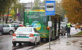 Panevėžyje susidūrė BMW ir miesto mar&scaron;rutinis autobusas