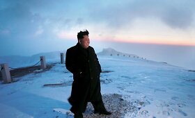 Kim Jong Unas įkopė į auk&scaron;čiausią &Scaron;iaurės Korėjos kalną