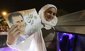 Basharas al Assadas be vargo laimėjo Sirijos prezidento rinkimus