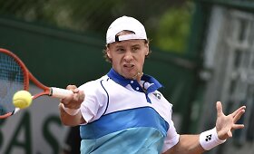 Skausmas nepaliko &scaron;ansų Ričardui Berankiui &bdquo;Roland Garros&ldquo; turnyre