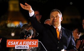 Vengrijoje parlamento rinkimus laimėjo premjeras Viktoras Orbanas su partija &bdquo;Fidesz&ldquo;