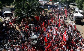 Brazilijoje vyko masinė prezidentės Rousseff apkaltos prie&scaron;ininkų demonstracija
