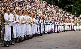 Dainų &scaron;ventės atidarymas Kaune
