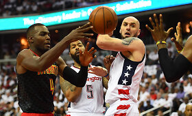 NBA atkrintamosios: &bdquo;Wizards&ldquo; &ndash; &bdquo;Hawks&ldquo; 114:107