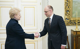 Prezidentė Dalia Grybauskaitė susitiko su kandidatu į vidaus reikalų ministrus Tomu Žilinsku