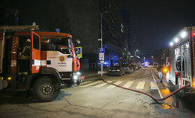 &bdquo;Vilniaus vartuose&ldquo; kilo gaisras