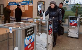 Prie&scaron;taringai vertinami rinkimai Donecke