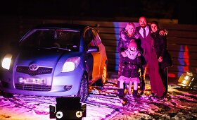 Remigijus Žiogas uo&scaron;vienei padovanojo automobilį