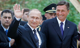 Rusijos prezidentas Vladimiras Putinas lankėsi Slovėnijoje