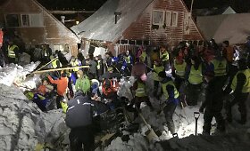 Norvegijoje &ndash; sniego lavina