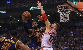 Jono Valančiūno akistata su LeBronu Jamesu