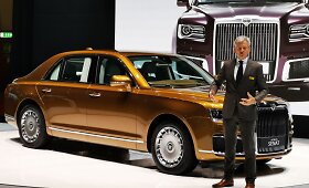 Ženevoje pristatytas prabangus rusi&scaron;kas automobilis &bdquo;Aurus Senat&ldquo;