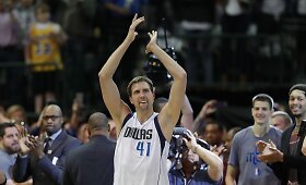 Istorinis momentas: emocijų banga po 30 000-ojo Dirko Nowitzkio ta&scaron;ko