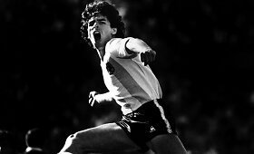 Diego Maradonos &scaron;lovės akimirkos