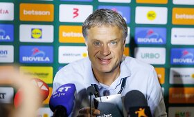 &bdquo;Lietuvos krep&scaron;inis&ldquo; i&scaron;rinktojo prezidento Rolando Skaisgirio spaudos konferencija