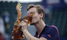 Toma&scaron;as Berdychas &Scaron;endžene laimėjo pirmą sezono ATP turnyrą