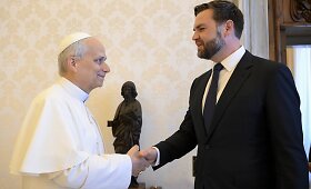 J.D. Vance&rsquo;as ir Marco Rubio susitiko su popiežiumi Leonu XIV