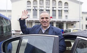 &Scaron;achmatų pasaulio legenda Garis Kasparovas atvyko į Lietuvą