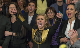 Aistringiausia boksininko Vladimiro Klyčko gerbėja &ndash; jo sužadėtinė Hayden Panettiere
