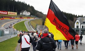 &Scaron;imtai Michaelio Schumacherio fanų lenktynininką pagerbė &bdquo;Spa-Francorchamps&ldquo; trasoje