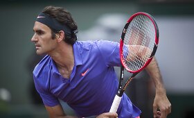 Rogeris Federeris užtikrintai nugalėjo Gaelį Monfilą ir pateko į ketvirtfinalį 