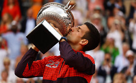&bdquo;Roland Garros&ldquo; finalas: Novakas Džokovičius &ndash; Casperas Ruudas