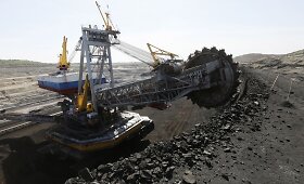 Milžini&scaron;ko dydžio akmens anglių kasykla Krasnojarske