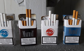 Medininkuose sulaikytas dar vienas vilkikas su cigarečių kontrabanda