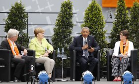 Merkel ir Obama surengė  vie&scaron;ą diskusiją Berlyne