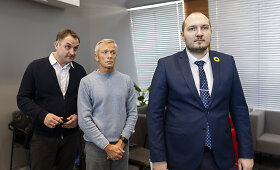 Spaudos konferenciją dėl Daugiafunkcio komplekso