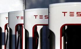 &bdquo;Tesla&ldquo; greitojo įkrovimo stotelės &bdquo;Supercharger&ldquo;