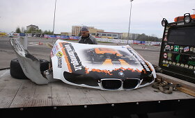 Andriaus Vasiliausko automobilis po avarijos