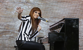 JAV per koncertą nu&scaron;auta dainininkė Christina Grimmie 