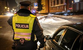 Blaivumo ir padangų patikrinimas sostinės gatvėse