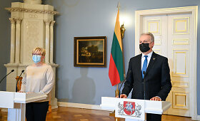 Prezidentas Gitanas Nausėda ir premjerė Ingrida &Scaron;imonytė