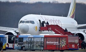Ženevos oro uoste sulaikytas &bdquo;Ethiopian Airlines&ldquo; lėktuvą užgrobęs asmuo