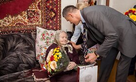 Vilkpėdės seniūnijos gyventojai sukako 100-metų