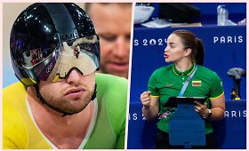 Vasilijus Lendelis olimpinėse dviračių treko sprinto lenktynėse