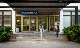Vilniaus miesto klinikinės ligoninės Antakalnio filialo laiptai