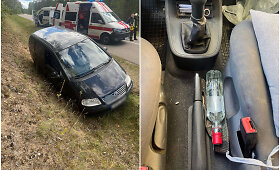 Girto vairuotojo sukelta avarija Varėnos rajone