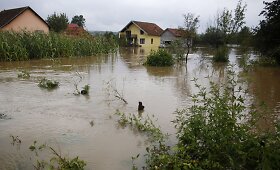 Bosnijoje ir Hercegovinoje potyniai apgadino &scaron;imtus namų
