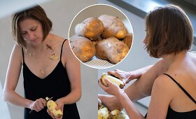 Lina Inga Stankaitytė nuskus 500 kilogramų bulvių