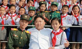 &Scaron;iaurės Korėjoje, kaip ir kasmet, rengiamas renginys &ndash; &bdquo;Esame laimingiausi pasaulyje&ldquo;