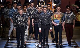 &bdquo;Dolce & Gabbana&ldquo; kolekcijos vyrams pristatymas Milane