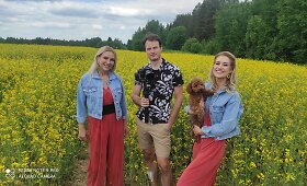 Ieva Juozapaitytė su mama Egle Juozapaitiene virto žaviomis piemenaitėmis