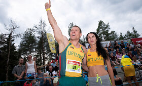 Vytautas ir Neringa Kirkliauskai triumfavo Pasaulio žmonų ne&scaron;imo čempionate