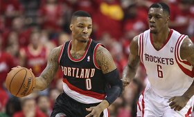 NBA atkrintamosios rungtynėse: &bdquo;Rockets&ldquo; &ndash; &bdquo;Blazers&ldquo;